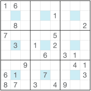 Sudoku com ponto central