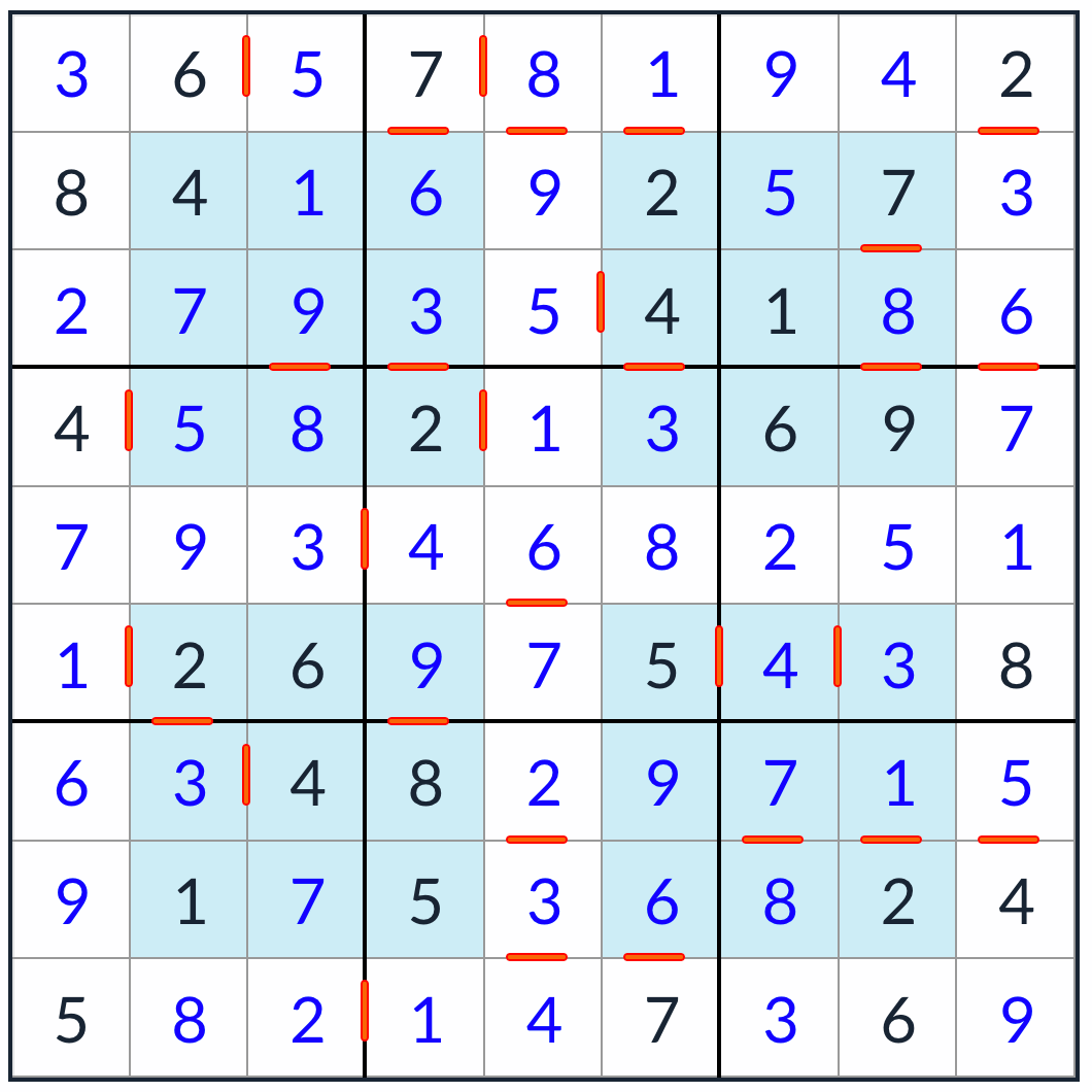 solução sudoku hiper consecutiva