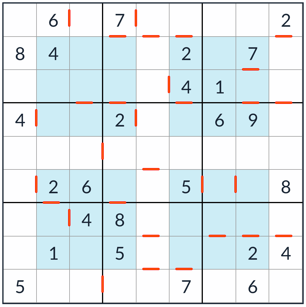 Sudoku hiper consecutivo anti-king