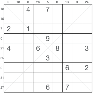 Sudoku sanduíche diagonal