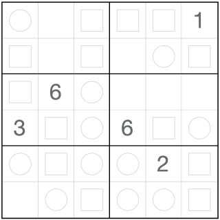 Sudoku Par-Ímpar 6x6