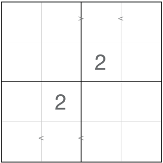 Maior que Sudoku 4x4