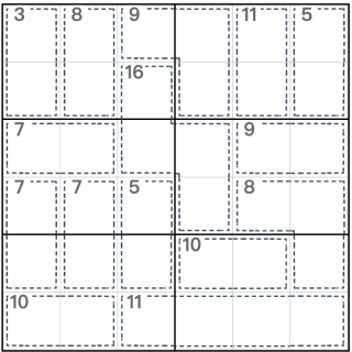 Sudoku Assassino Anti-Rei 6x6