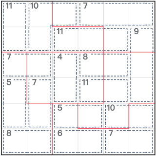 Sudoku Assassino Jigsaw 6x6