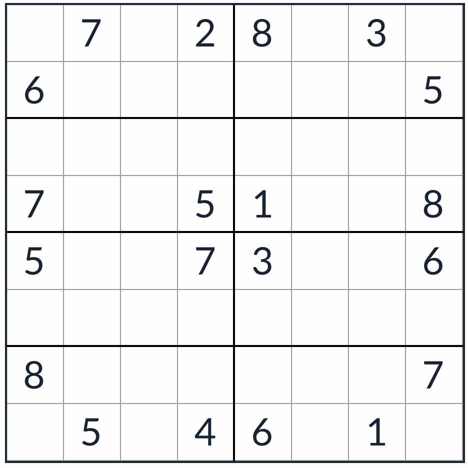 anti-knight não consecutiva Sudoku