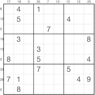 Sudoku sanduíche