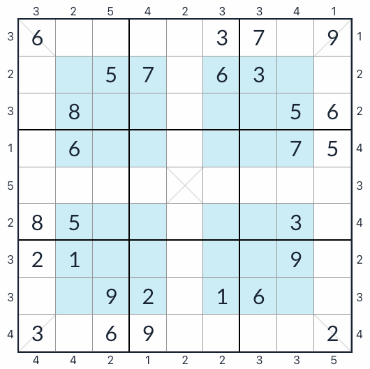 Arranha -céu hipergonal Sudoku