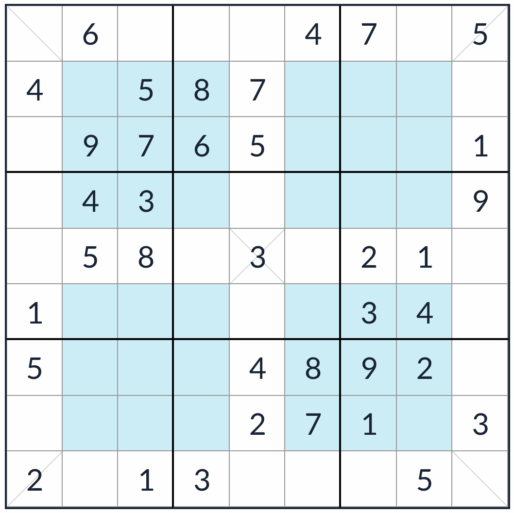 Hyper Sudoku anti-king